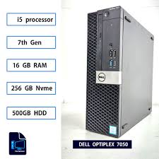 Dell OptiPlex 7050 SFF | Intel Core i5-7th Gen | Ram 16GB DDR4 | 256GB SSD | Windows 10 Pro